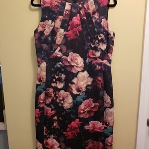 Tahari floral dress